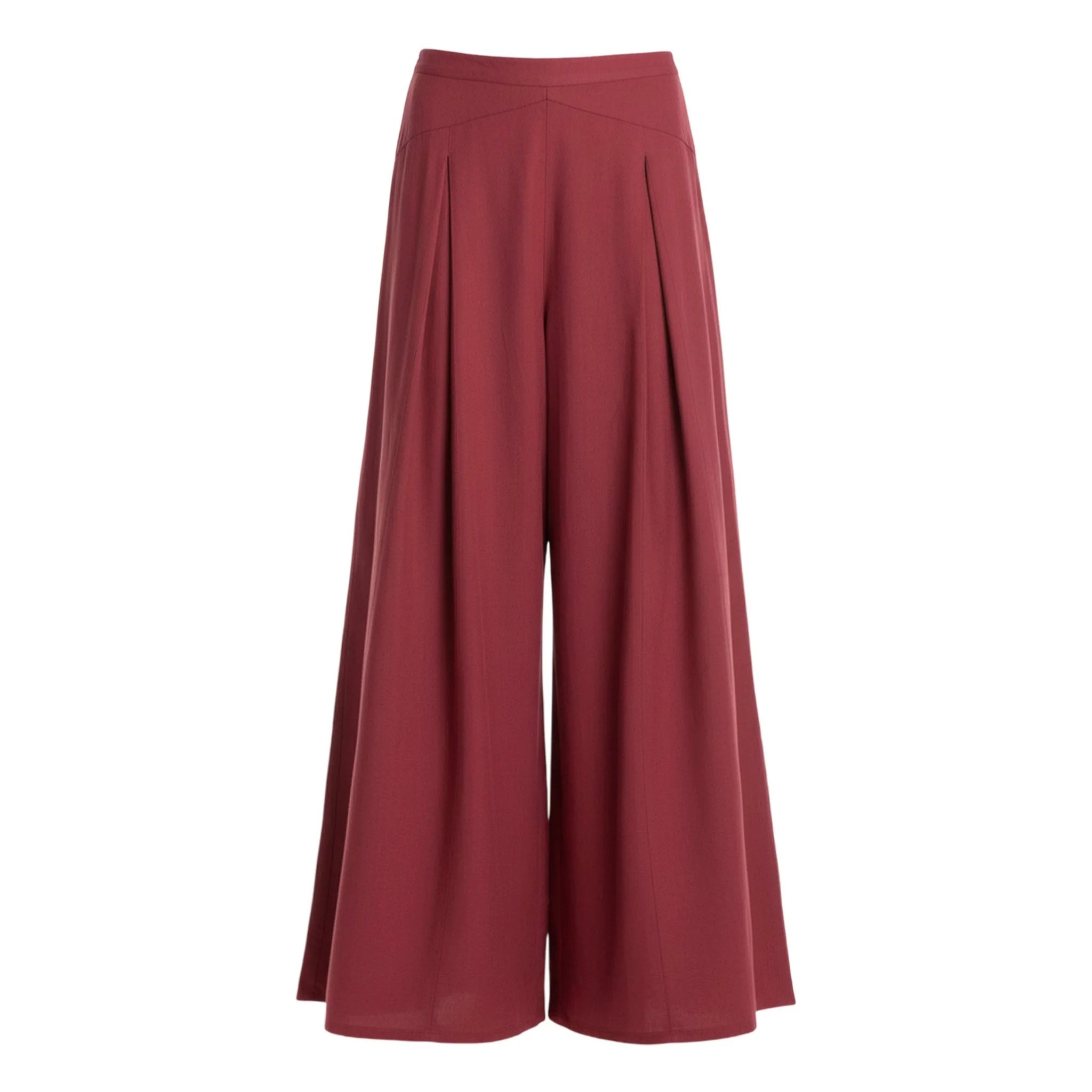 Pantalón ancho con godets de mujer - The-Are
