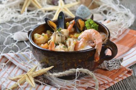 Los mariscos con menor cantidad de sodio