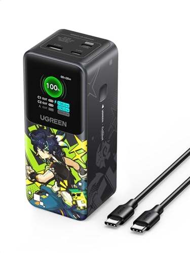 Power bank UGREEN edición Genshin Impact de 20,000 mAh y 100W