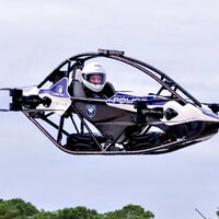 Que no se entere la DGT: la policía ya patrulla en un dron monoplaza, pesa 80 kg y alcanza los 102 km/h