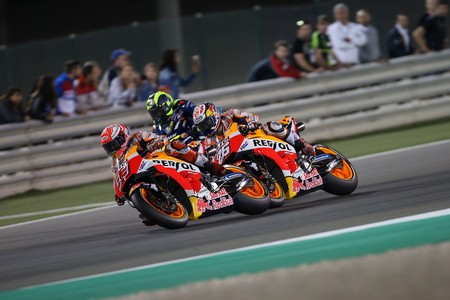 Marc Marquez Dani Pedrosa Valentino Rossi Gp Catar Motogp 2018