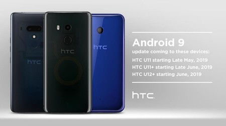 HTC anuncia la llegada de Android 9 Pie a HTC U11, HTC U11+ y HTC U12+