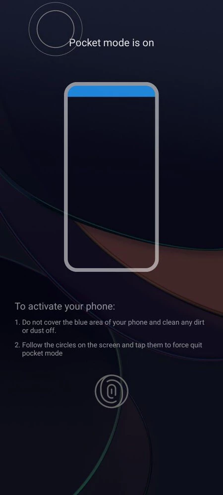 Oneplus ポケットモード