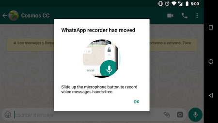 La Grabadora de WhatsApp desaparece, ha sido reemplazada por las notas de voz