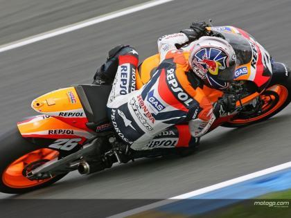 Pedrosa delante en la primera sesión libre