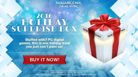 Square Enix anuncia su tradicional bundle sorpresa: 7 juegos misteriosos por poco más de 6 euros
