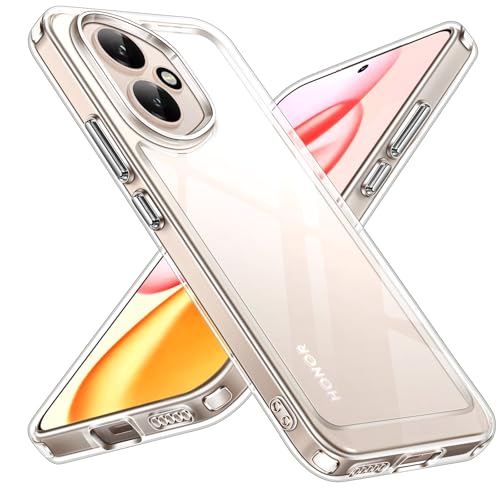 ivoler Anti-Amarillo Clara Funda para Honor 400 5G, [Protección Militar] Carcasa Bumper Teléfono Antigolpes Transparente Anti-arañazos Silicona PC Duro Case