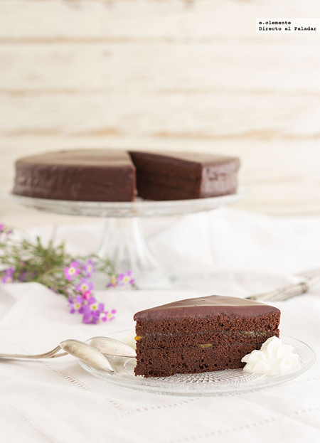 Tarta Sacher. Receta tradicional