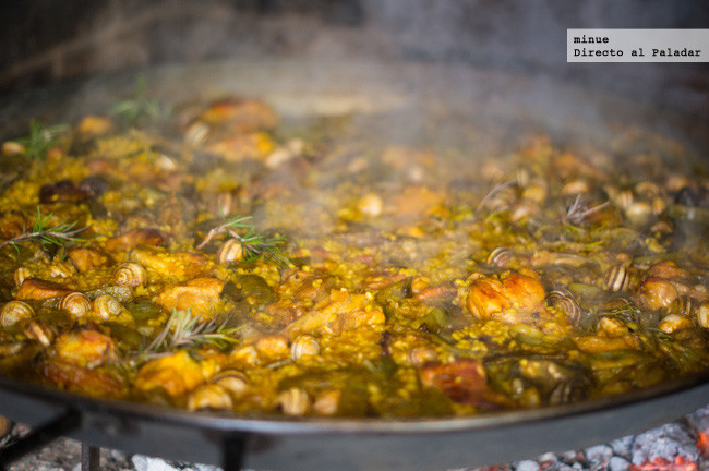 Paella Valenciana - presentación