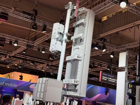 Antena 5G de Ericsson en el MWC 2025