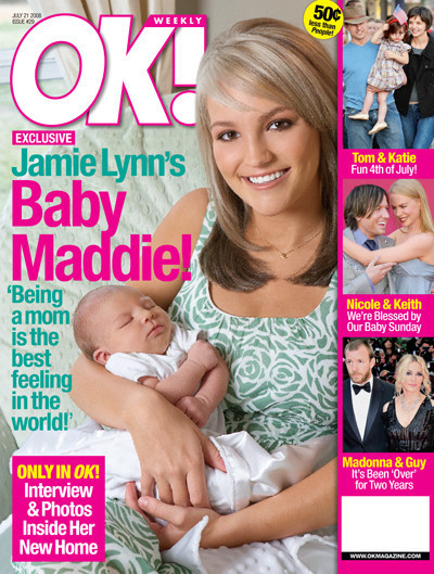 Jamie Lynn Spears presenta a su hija Maddie Briann Aldridge (todas las fotos)