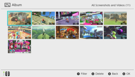 Nintendo Switch se actualiza a la versión 4.0.0 con la captura de vídeos y el poder transferir datos a otra consola