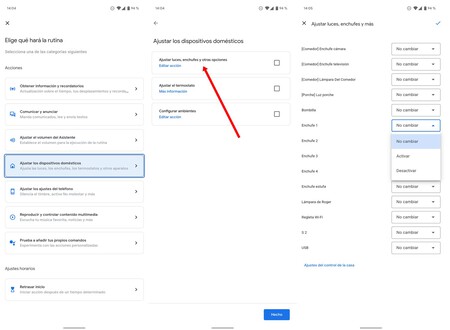 Configuración de MacroDroid
