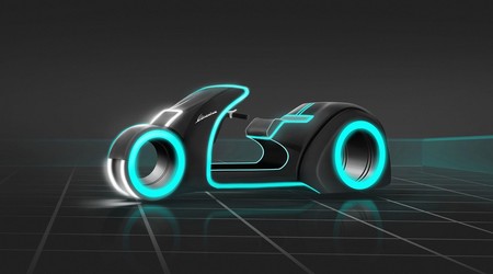 Vespa Tron Motorcycle