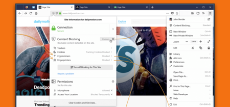 Firefox añadirá protección contra el minado de criptomonedas y el fingerprinting