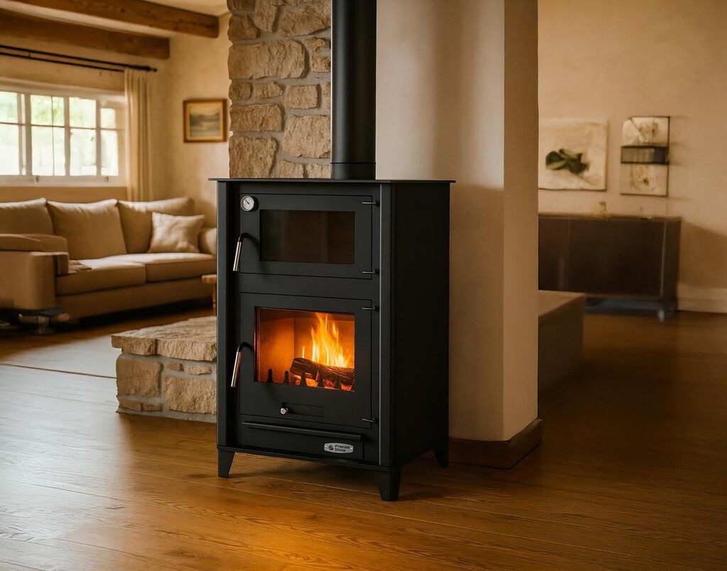 Usar una estufa de leña o pellets como calefacción principal en pleno 2025: esto es lo que cuesta hacerlo con los precios actuales 