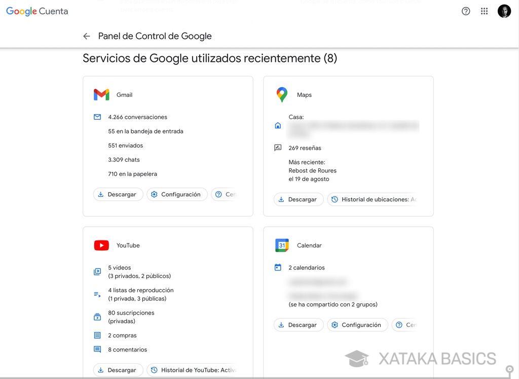 Cómo ver en pocos clicks todos los datos que compartes con Google sin ...