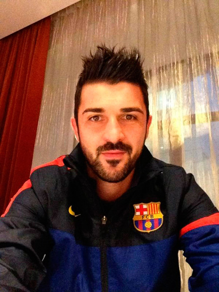 Y otro bebé a las filas del Barça: Villa vuelve a ser papá
