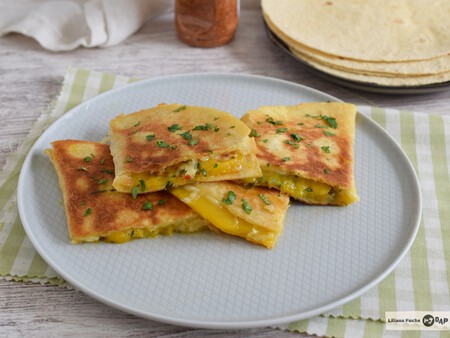 Quesadillas de mango, una receta súper fácil y rápida para comer o cenar bien en 10 minutos
