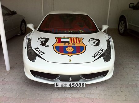 Dolorpasión™: el Ferrari 458 Italia <em>Barça Edition</em>