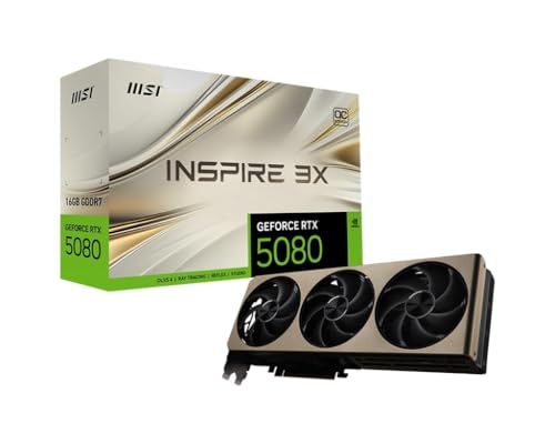 MSI GeForce RTX 5080 16GB INSPIRE 3X OC 