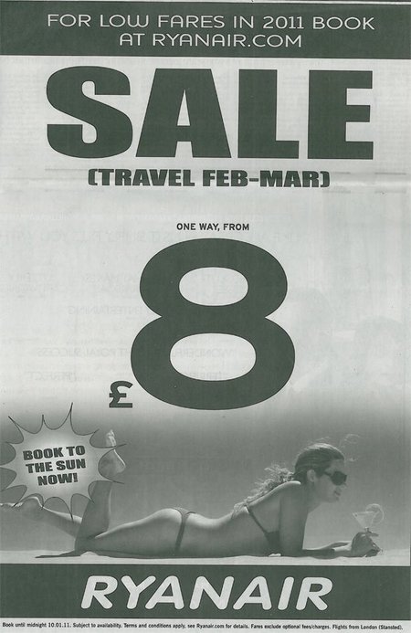 Ryanair sigue con su publicidad creativa