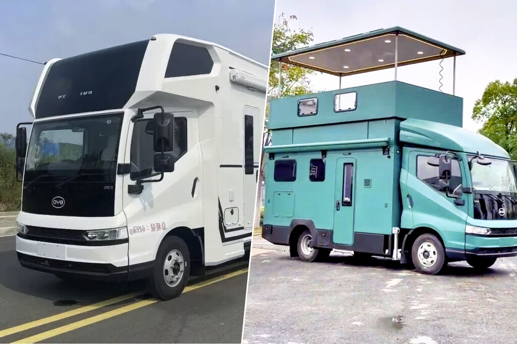 En China no han esperado a que BYD fabricara caravanas. Así que ya hay una nueva moda: trasnformar sus camiones en campers de lujo