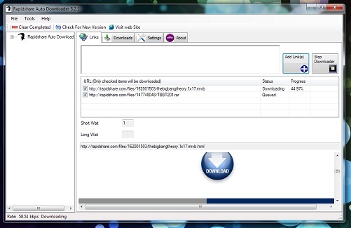 Rapidshare Auto Downloader