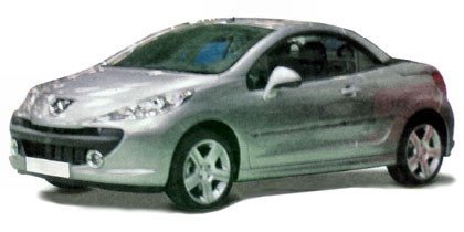 Peugeot 207 CC, primeras fotos espías