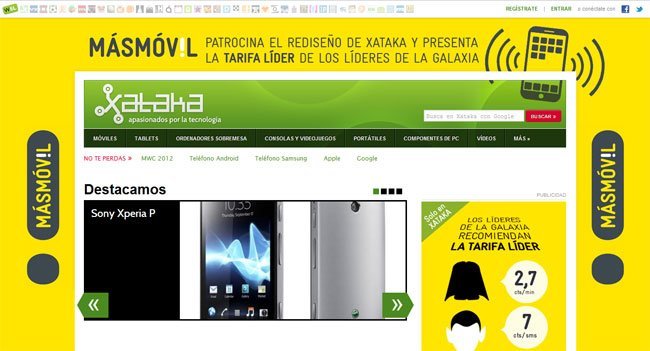 Nuevo diseño de Xataka