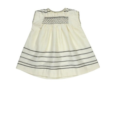 vestido bonnet a pompon