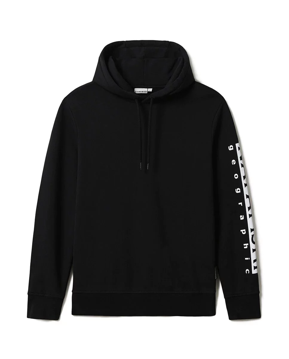 Sudadera de hombre Badas H en color negro con capucha