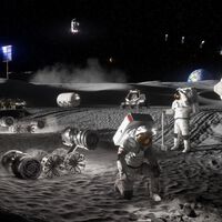 A NASA acredita que as cavernas na Lua servem como "bunkers" para astronautas e tem uma missão em andamento para isso