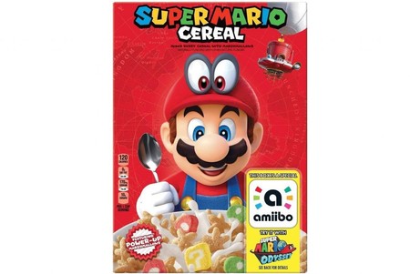 La fiebre por Super Mario y Nintendo llega a los cereales (con diez gramos de azúcar por taza)