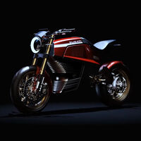Así sería la primera moto eléctrica de Ducati según este diseño de Italdesign inspirado en la clásica Ducati 860 GT