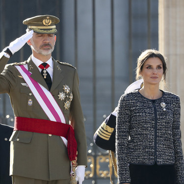 La Reina Doña Letizia comienza el año de la manera más elegante posible en la tradicional Pascua Militar  