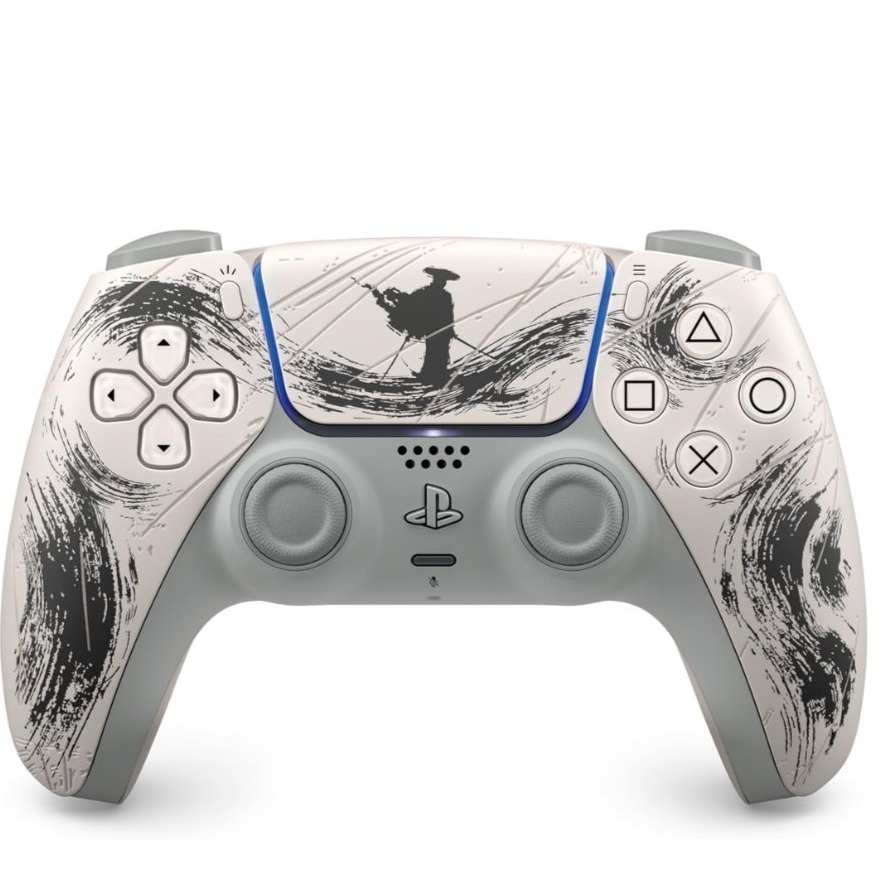 Controle sem fio PlayStation DualSense™ – Edição Limitada Black: Ghost of Yōtei
