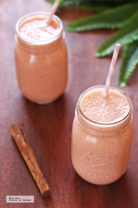 Smoothie de fresas y zanahorias. Receta