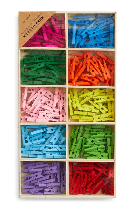 Multicoloured Crafting Wooden Pegs Gbp3 50 Eur4
