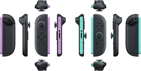 Joy Con 2 Morado Verde