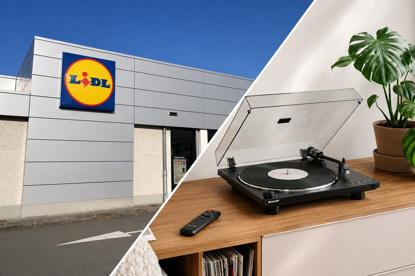 La próxima semana llega a Lidl un tocadiscos con Bluetooth y brazo automático para volver a disfrutar de tus vinilos