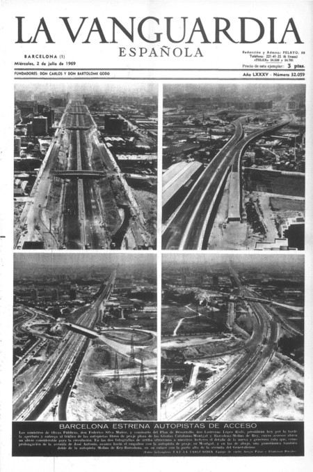 Inauguracion Autopistas 1969
