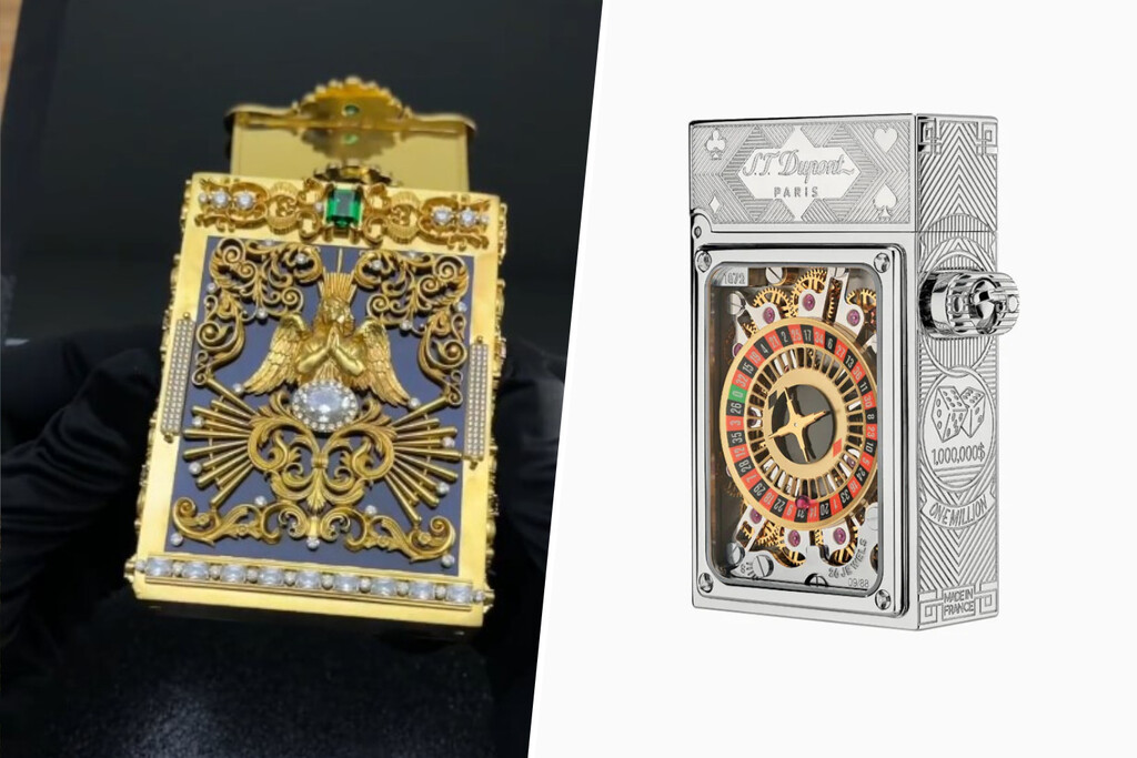 Hay una carrera por fabricar el mechero más lujoso de la historia con oro y piedras preciosas. Ya cuestan más que un Lamborghini