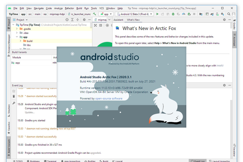 Android Studio Arctic Fox 2020.3.1 añade Jetpack Compose 1.0, exportar bases de datos, plantilla responsive y otros cambios