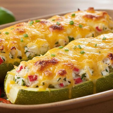 Cómo hacer calabacitas rellenas de surimi y queso crema, una receta del Chef Oropeza para Cuaresma