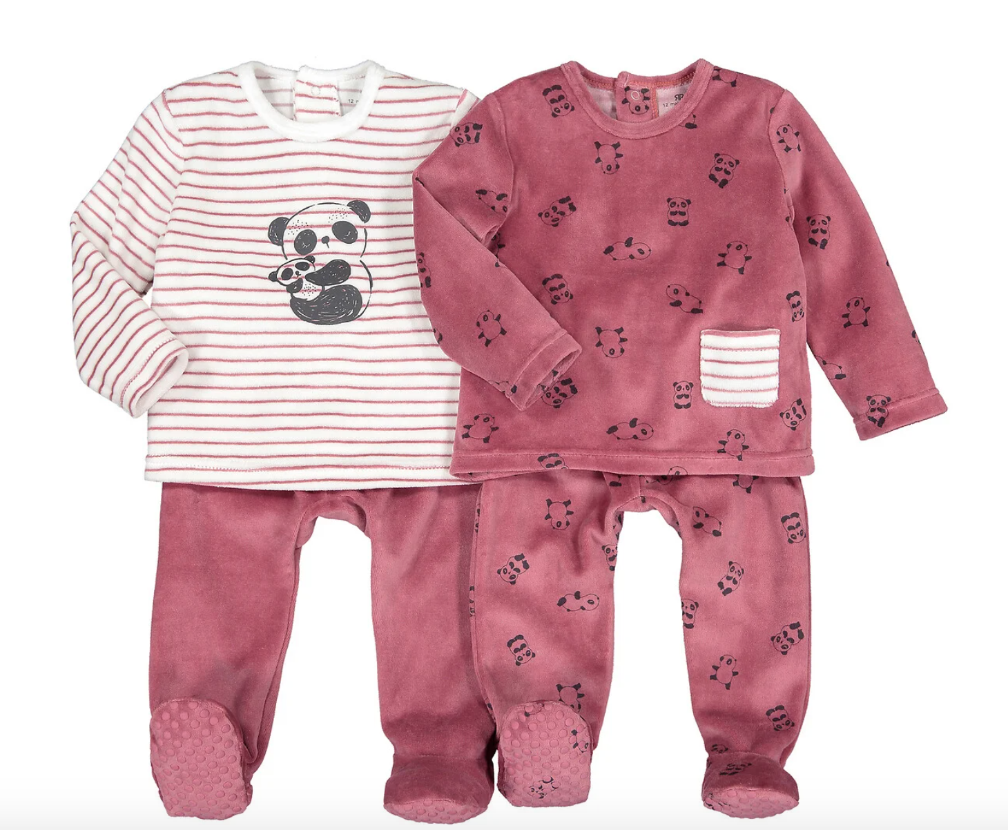 Pijamas de terciopelo