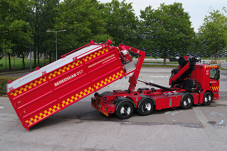 Beredskab Oest Contenedor Bomberos