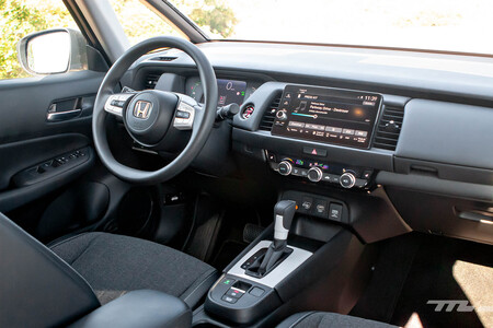 Honda Jazz eHEV interior prueba
