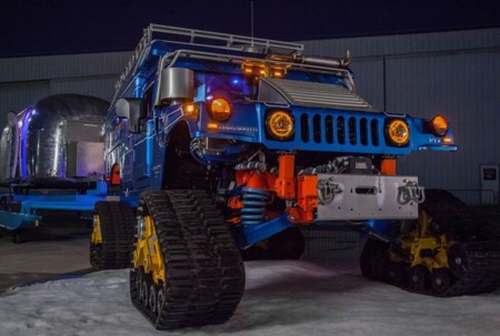 Zero South: un par de Hummer híbridos enchufables que el capitán Scott echó en falta