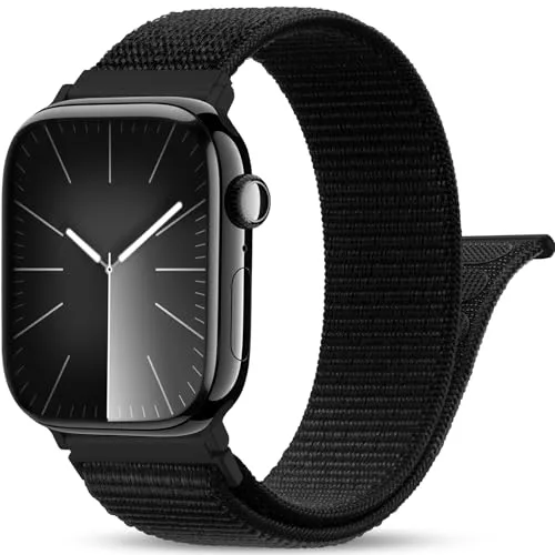 Higgs Correa Nylon Compatible con Correa Apple Watch 44mm 40mm 46mm 45mm 41mm 42mm 38mm 49mm, Pulsera Sport Nylon Compatible con Correa iWatch Series Se Ultra/Ultra 2 10 9 8 7 6 5 4 3 2 1 Mujer Hombre
